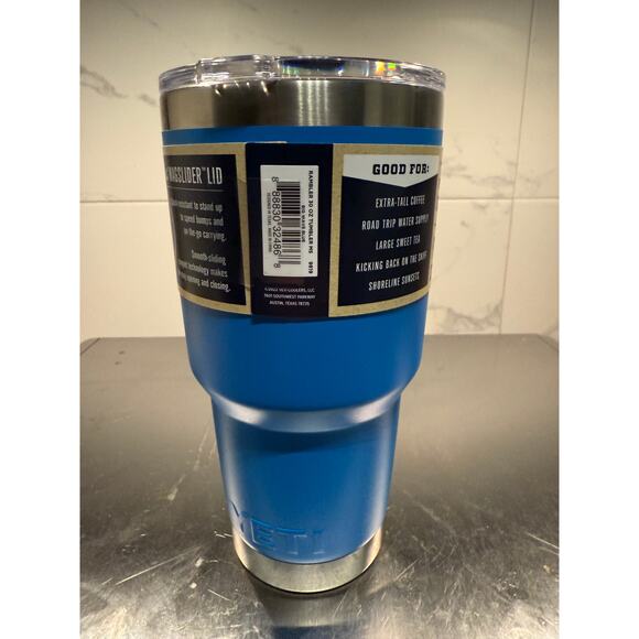 NWT YETI Rambler 30 oz Tumbler with MagSlider Lid – Big Wave Blue - Picture 3 of 6